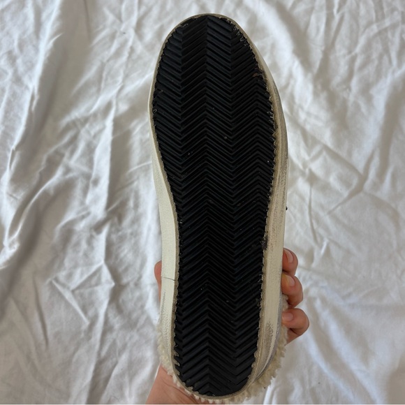 SOLD Golden Goose Sabot Super Star Slip on Shearling Sneaker Silver size 39 - Picture 15 of 15